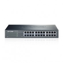 Сетевое оборудование TP-Link TL-SG1024DE 24-Port Gigabit Easy Smart Switch, 24 10/100/100Mbps RJ45 ports,  MTU/Port/Tag-based VLAN, QoS, IGMP Snooping (2.00) (1270148)