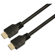 Кабель видео  LAZSO WH-111,  HDMI (m)  -  HDMI (m) ,  ver 2.0, 25м, GOLD черный (2) (cl-1048587)