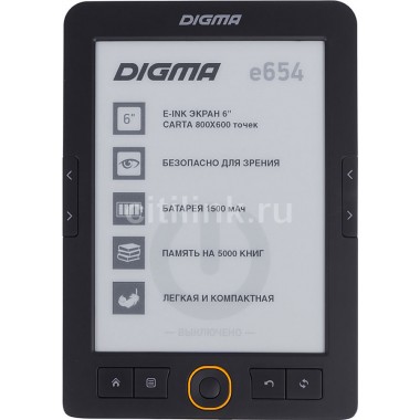Электронная книга DIGMA E654,  6