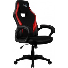 Кресло игровое AEROCOOL AERO 2 Alpha, на колесиках, ткань дышащая, черный/красный 2 alpha black red (18) (cl-1105059)