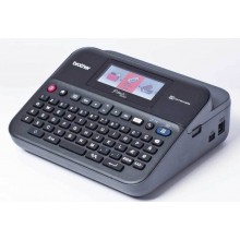 Принтер Brother P-touch PT-D600VP стационарный черный/серый [ptd600vpr1] (4) (cl-358391)