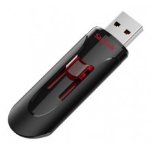 Флешка USB SANDISK Cruzer Glide 256Гб, USB3.0, черный и красный [sdcz600-256g-g35] (0) (cl-363763)