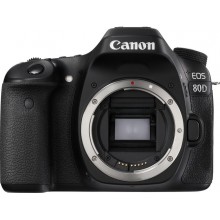 Зеркальный фотоаппарат CANON EOS 80D body, черный (2) (cl-367295)