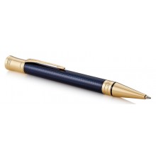 Ручка шариковая Parker Duofold K307 Prestige (1931373) Blue Chevron GT M черные чернила подар.кор. (0) (cl-427513)