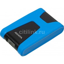 Внешний жесткий диск A-DATA DashDrive Durable HD650, 2Тб, синий [ahd650-2tu31-cbl] (0) (cl-499536)