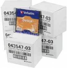 Оптический диск DVD-R VERBATIM 4.7Гб 16x, 100шт., 43547, slim case (9) (cl-867531)