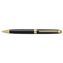 Ручка шариковая Carandache Leman (4789.282) black lacquered GP подар.кор. (0) (cl-985174)
